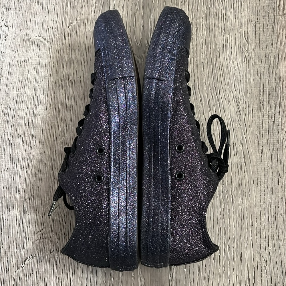 Converse All Star black with purple glitter all over - Picture 5 of 11